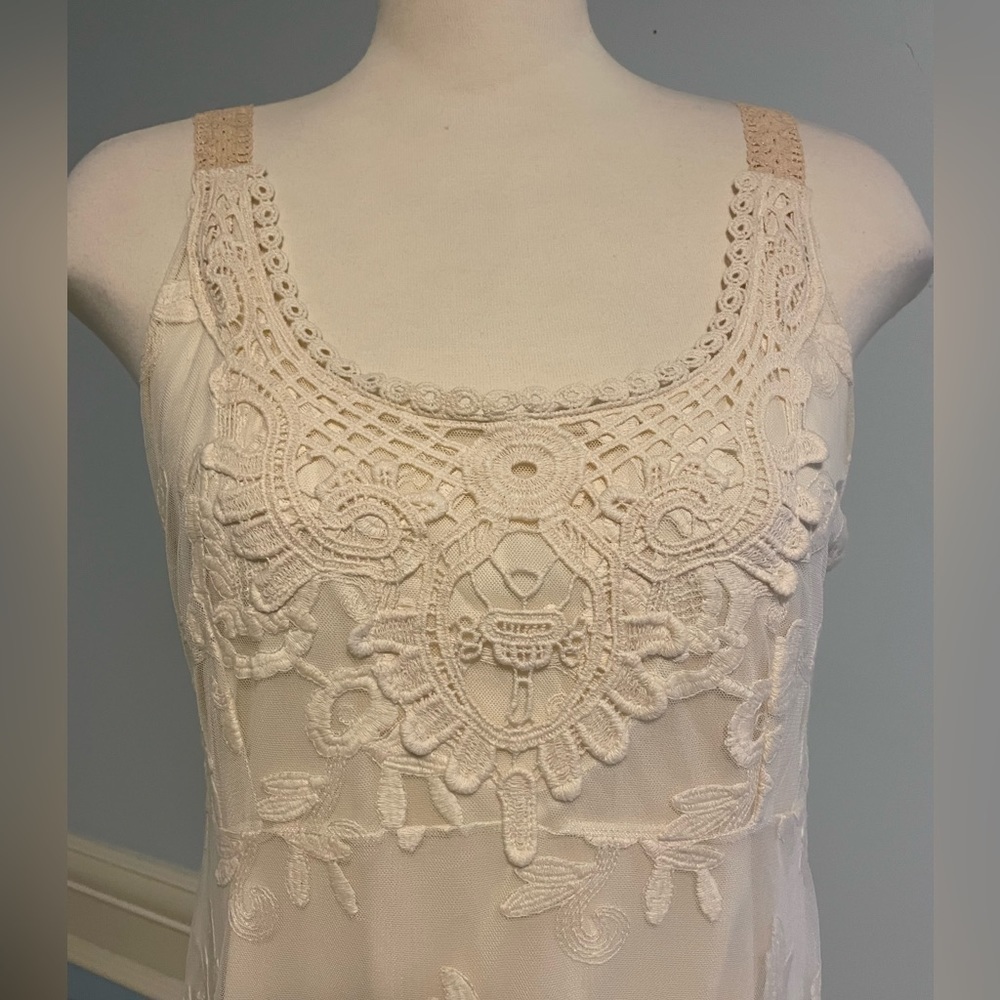Vintage style lace brocade dress